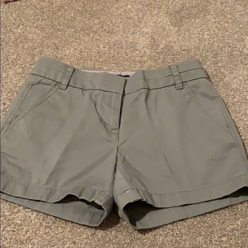 Jcrew chino grey shorts